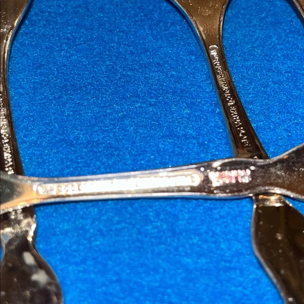 1964 VTG set of 5 salad forks Wm Rogers Melody Camelot Silverplate Flatware GUC